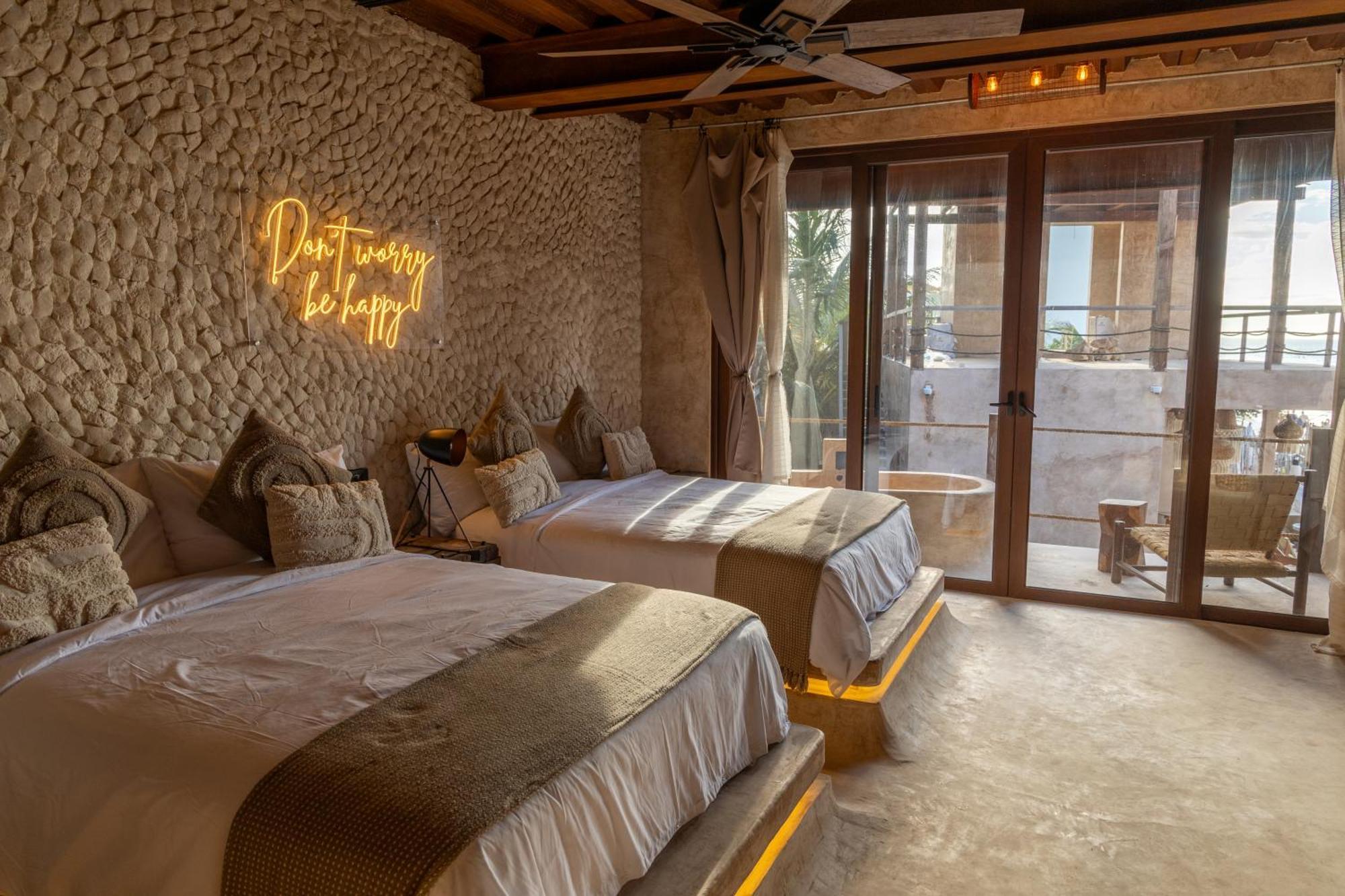 Awa Holbox Hotel Boutique - Beach Front Zimmer foto