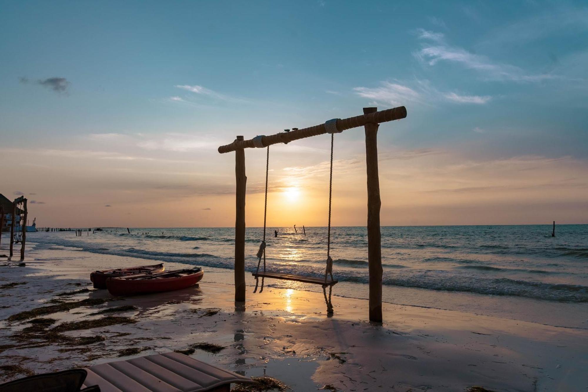 Awa Holbox Hotel Boutique - Beach Front Exterior foto