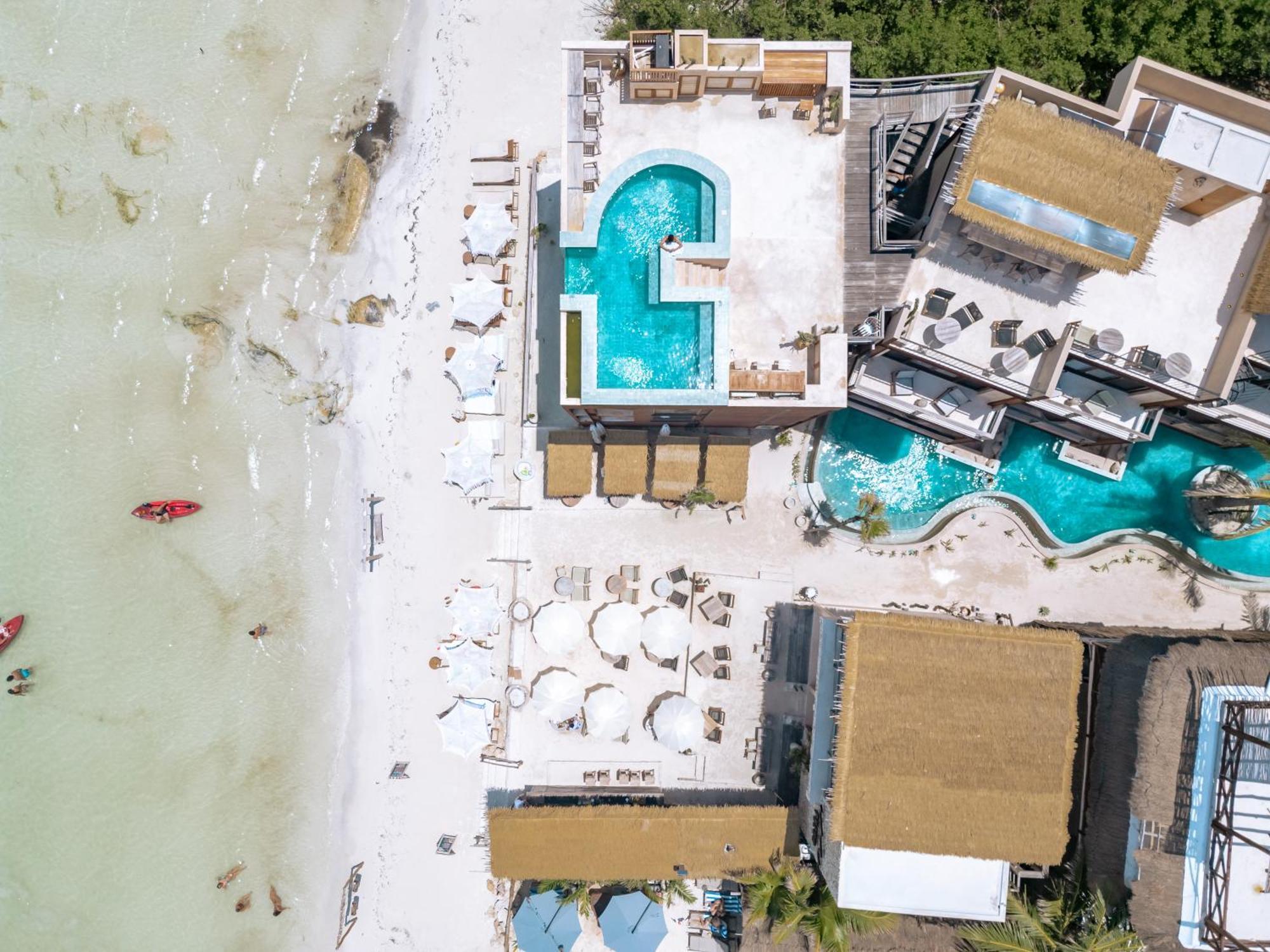 Awa Holbox Hotel Boutique - Beach Front Exterior foto